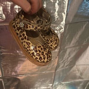 leopard leather shoes